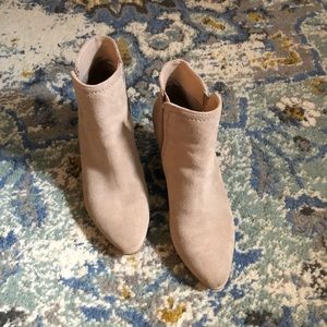 Suede Tan Booties